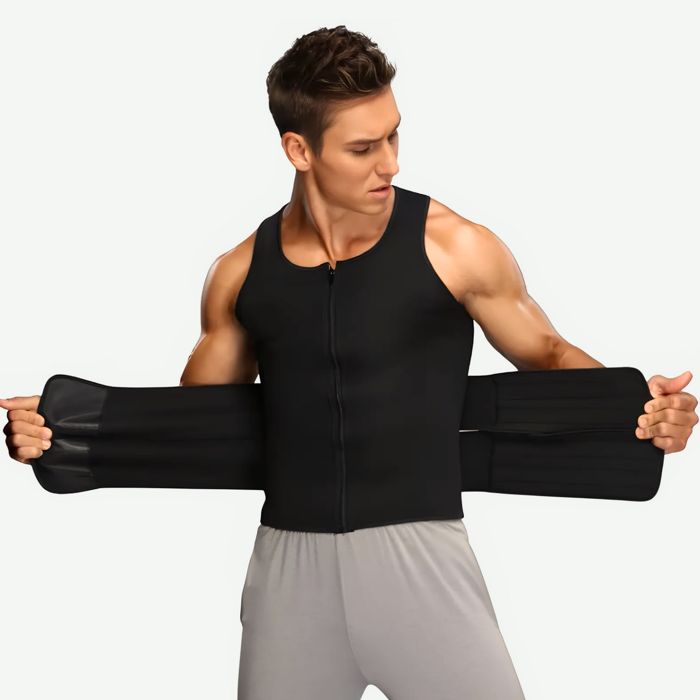 2-in-1 Sauna Vest and Waist Trainer